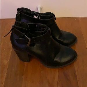 Black Heeled Booties